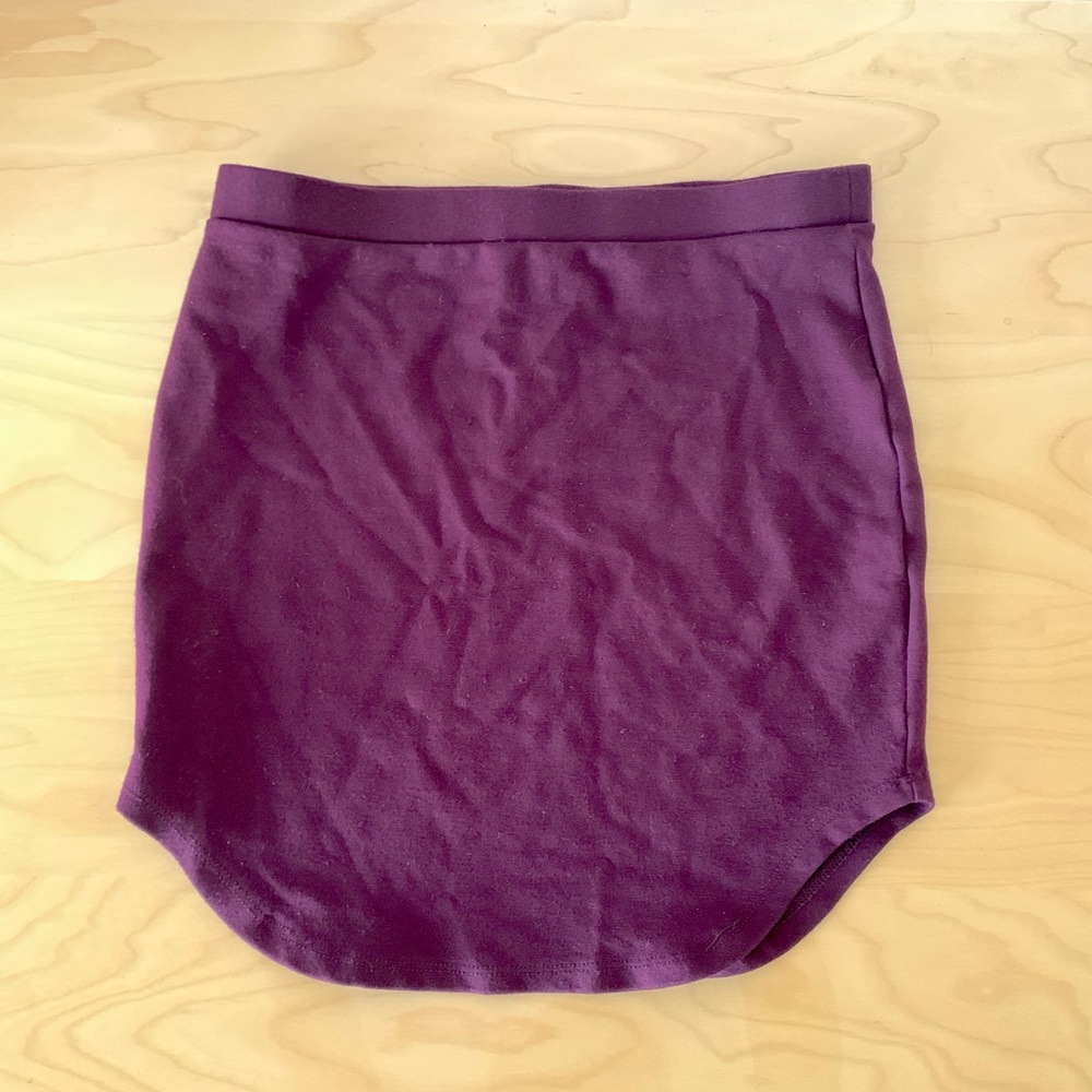 Purple Mini Skirt